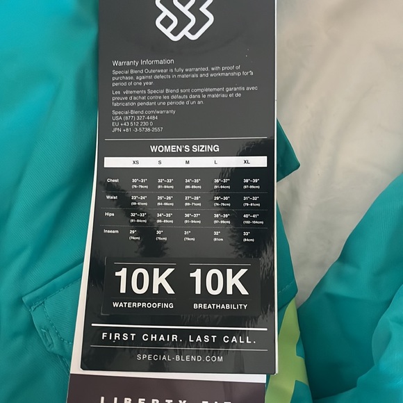 Special Blend Snowboard/Ski pants NWT - Picture 4 of 11